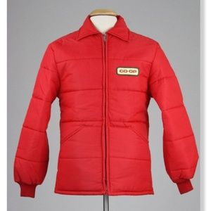 Vintage Cap'n Jac Coop Puffy Quilted Coat/Jacket S